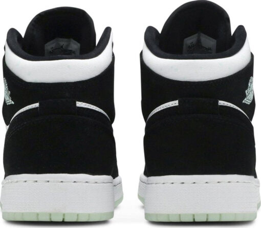 Nike Air Jordan 1 Mid SE GS 'Glow in the Dark Panda' - Image 4