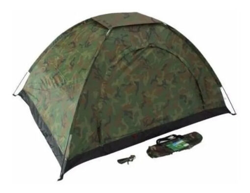 Barraca 6 Pessoas Acampamento Camping Camuflada Rave