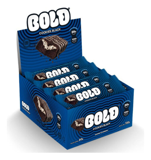 Bold Bar - Sabor Cookies Black (12 Barras)