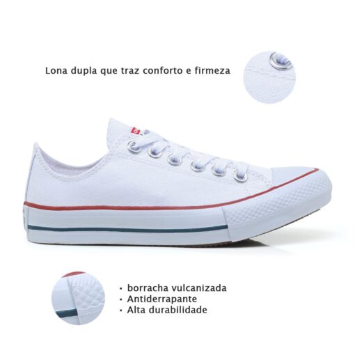 Combo 2 pares All Star Convencional Preto+Branco - Image 3