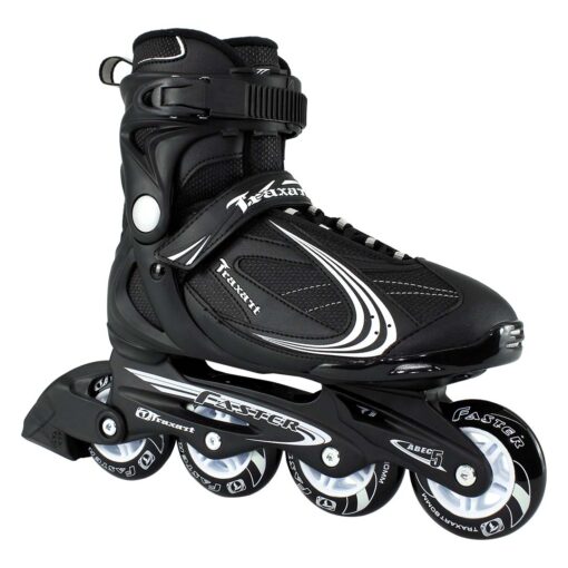 Patins Faster Preto - 80mm ABEC-5