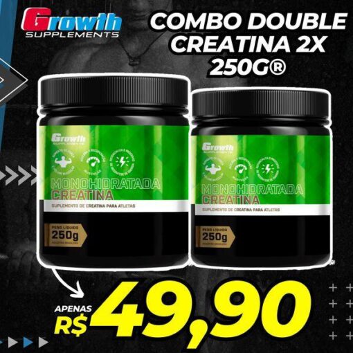 COMBO DOUBLE CREATINA 2X 250G