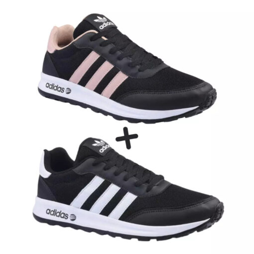 2 Pares Tênis Adidas Neo Feminino COMPRE 1 LEVE 2 + Frete Grátis - Image 4