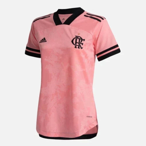 Camisa Feminina do Flamengo Outubro Rosa 2020/21