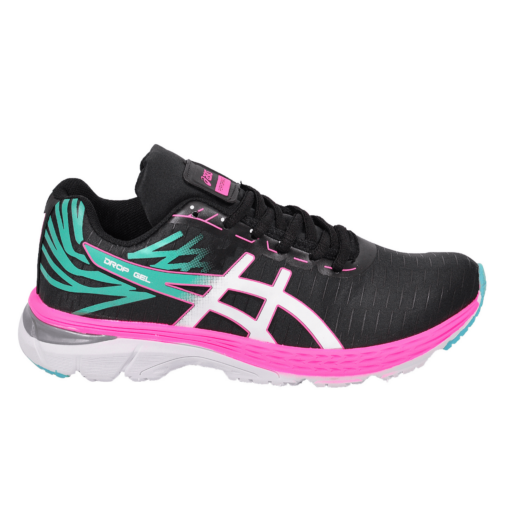 TÊNIS ASICS GEL FEMININO PRETO/ROSA