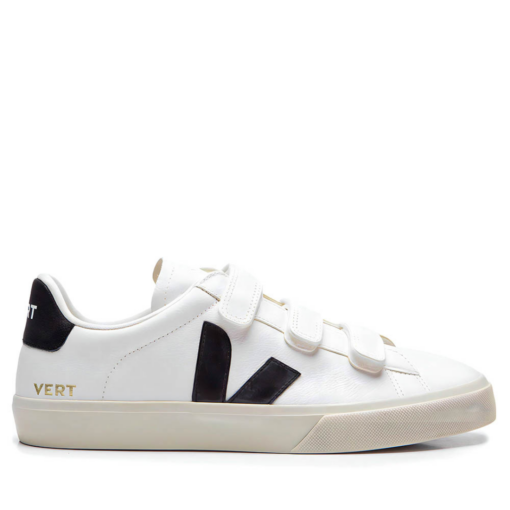 Tenis V Extra White Black VELCRO