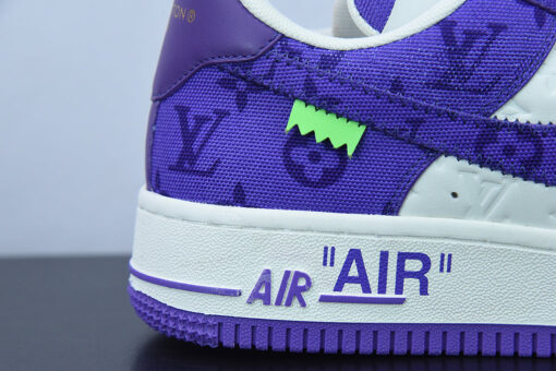 Nike Air Force 1 Low x Louis Vuitton x Off-White 'Purple' - Image 8