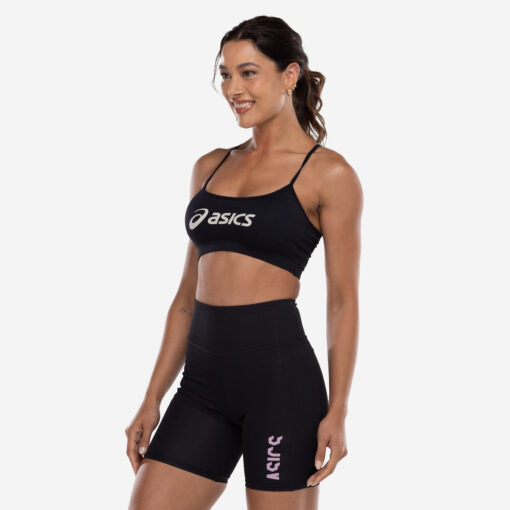 Top Fitness com Bojo Fixo ASICS Logo Alça Cruzada Baixa Sustentação Adulto - Image 4