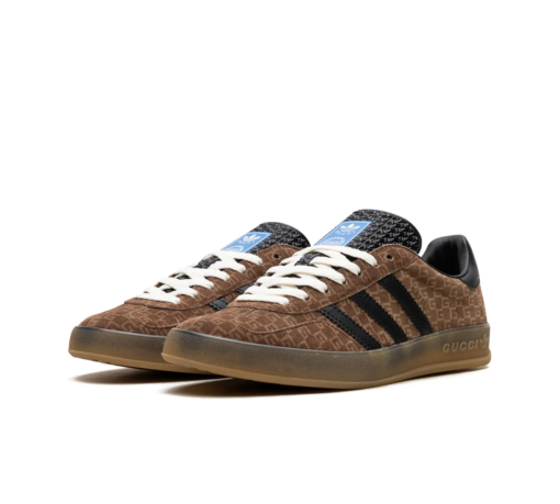 Adidas x Gucci Gazelle GG Monogram 'Brown' Marrom/Preto - Image 3