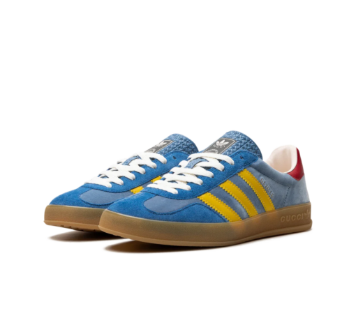 Adidas x Gucci Gazelle 'Light Blue Suede' - Image 3