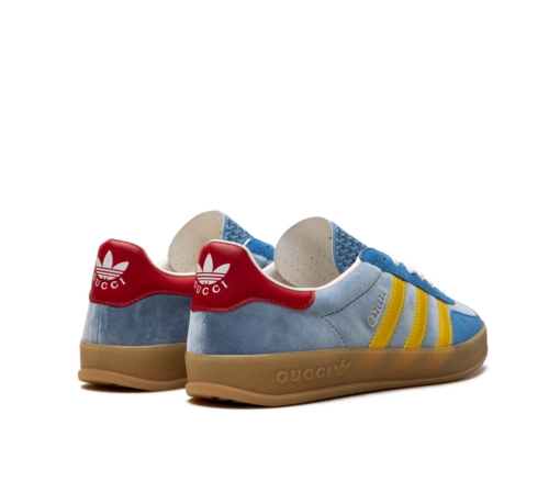 Adidas x Gucci Gazelle 'Light Blue Suede' - Image 4