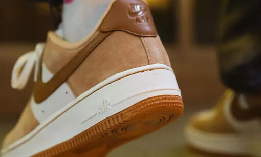 Nike Air Force 1 'Vachetta Tan Flax' Marrom - Image 6