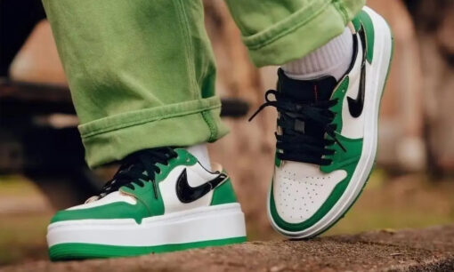 Air Jordan 1 Elevate Low 'Lucky Green' Verde - Image 2