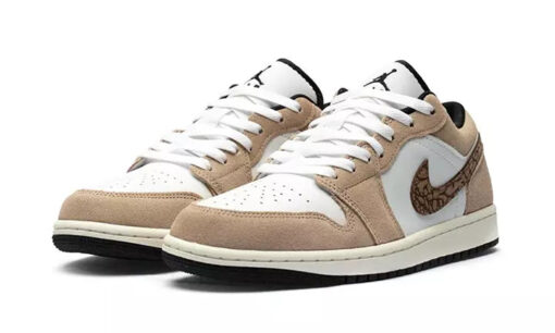 Air Jordan 1 Low SE Brown Elephant - Image 2