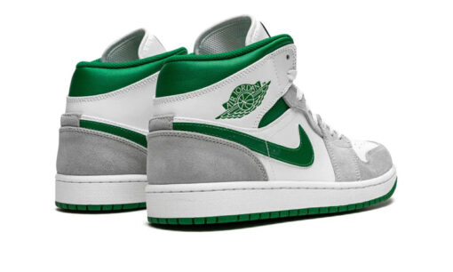 Air Jordan 1 Mid SE Grey Pine Green - Image 3