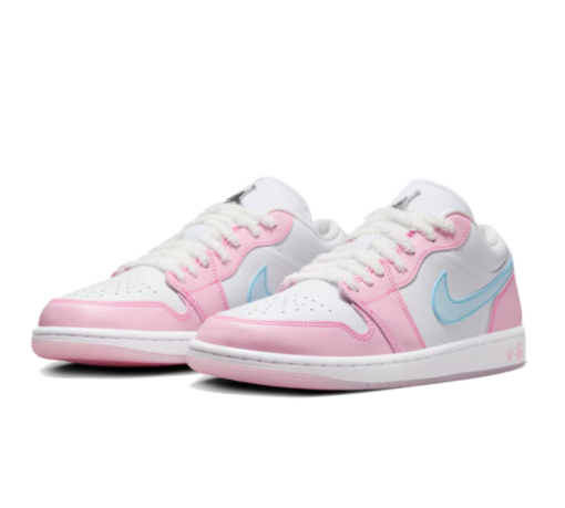 Tênis Air Jordan 1 Low Feminino 'Paw Print' Rosa - Image 2