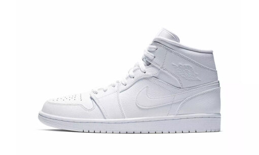 Air Jordan 1 Mid Triple White