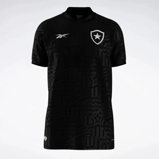 Camisa Botafogo II 23/24 s/n° Torcedor Masculina - Preto+Cinza