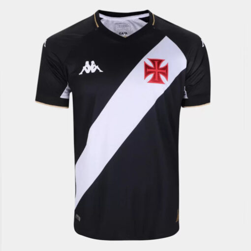 Camisa Vasco I 24/25 Jogador Masculina - Preto+Branco