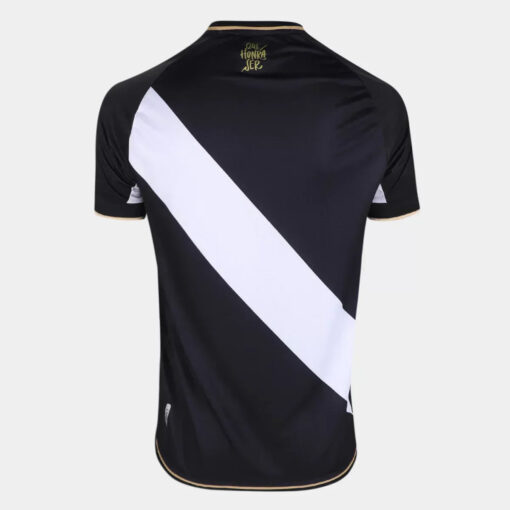 Camisa Vasco I 24/25 Jogador Masculina - Preto+Branco - Image 2