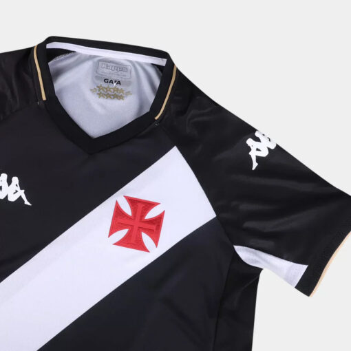 Camisa Vasco I 24/25 Jogador Masculina - Preto+Branco - Image 3