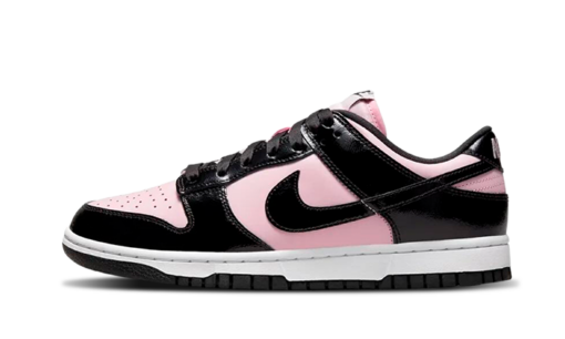 Dunk Low Black Patent Pink