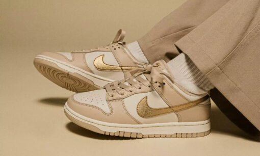 Nike Dunk Low 'Metallic Gold' Dourado - Image 5