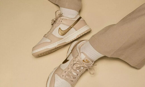 Nike Dunk Low 'Metallic Gold' Dourado - Image 3