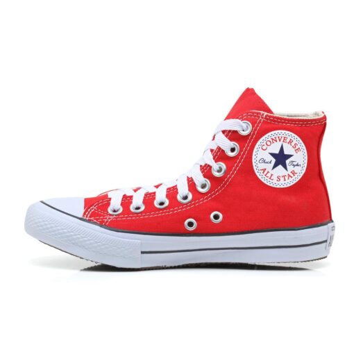 Combo 2 pares All Star cano alto Preto+Vermelho - Image 7