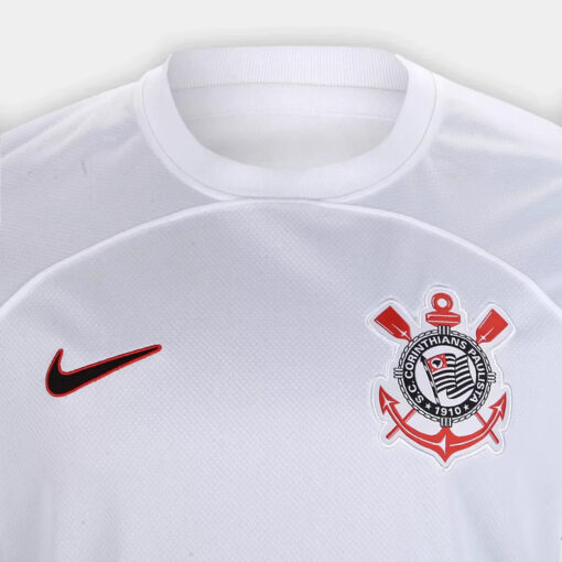 Camisa Corinthians I 23/24 s/n° Torcedor Masculina - Branco - Image 4