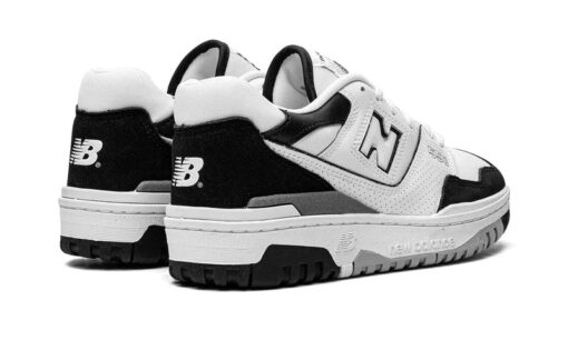 New Balance 550 White Black Rain Cloud - Image 3