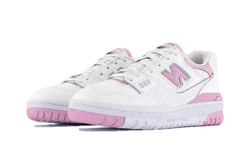 New Balance 550 White Bubblegum Pink - Image 2