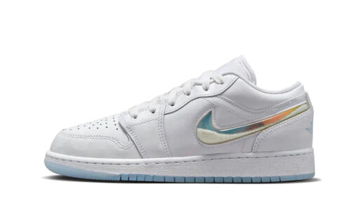 Air Jordan 1 Low SE 'Glitter Swoosh' Branco