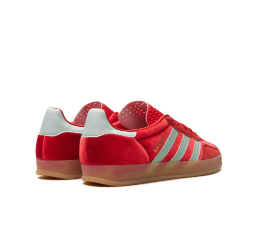 Adidas Gazelle Indoor 'Better Scarlet Hazy Green' Vermelho - Image 4