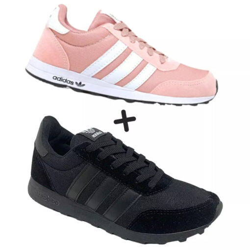 2 Pares Tênis Adidas Neo Feminino COMPRE 1 LEVE 2 + Frete Grátis - Image 8