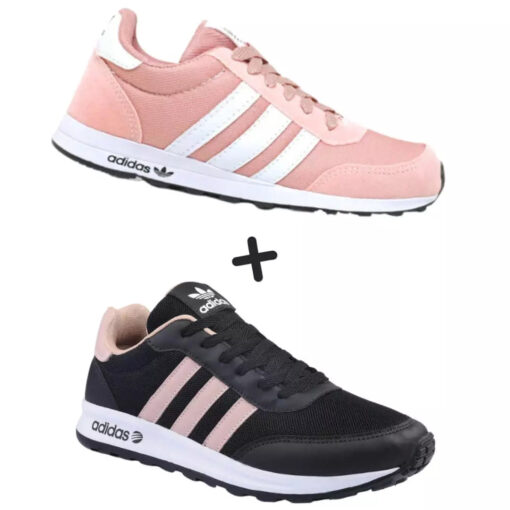 2 Pares Tênis Adidas Neo Feminino COMPRE 1 LEVE 2 + Frete Grátis - Image 10