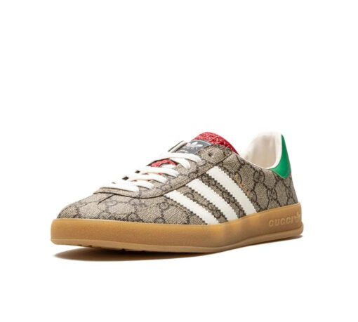 Adidas x Gucci Gazelle 'Beige GG Monogram' - Image 2