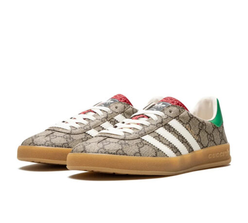 Adidas x Gucci Gazelle 'Beige GG Monogram' - Image 3