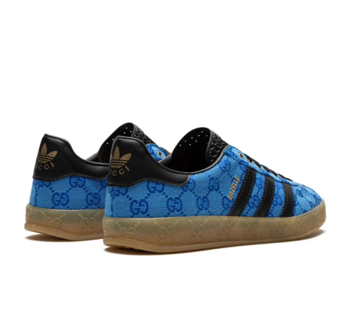 Adidas x Gucci Gazelle 'GG Monogram Blue' - Image 4