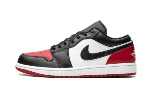 Nike Air Jordan 1 Low 'Bred Toe 2.0' Vermelho