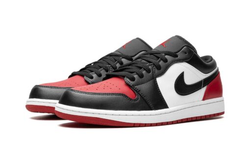 Nike Air Jordan 1 Low 'Bred Toe 2.0' Vermelho - Image 2