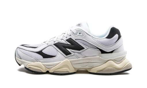 New Balance 9060 'White Black' Branco e Preto