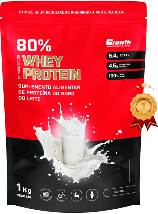 (TOP) WHEY PROTEIN CONCENTRADO (1KG) - GROWTH SUPPLEMENTS - I